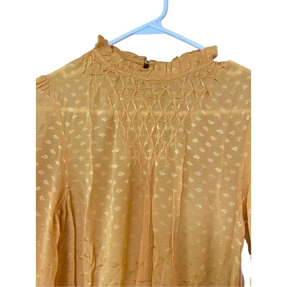 Tularosa Gianna Mini‎ Dress in Mustard Size Large NWT (12-10) - Picture 7 of 9